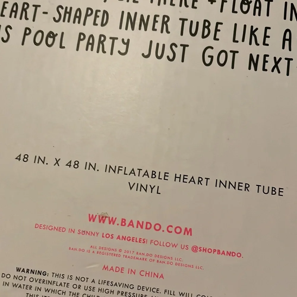 Museum of ice cream heart float new in box - Picture 3 of 3